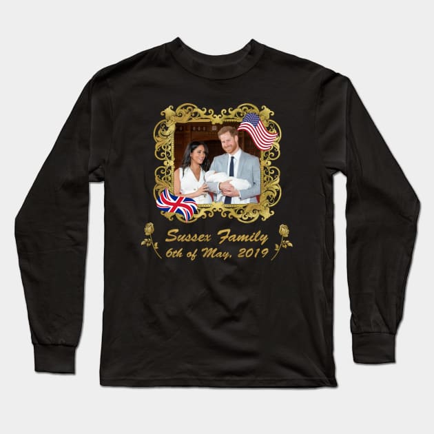 Sussex Family Long Sleeve T-Shirt by valentinahramov